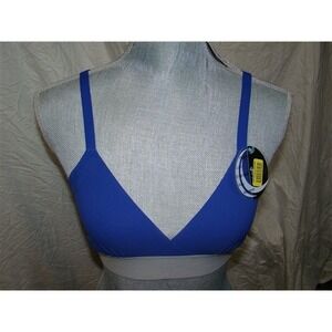 NWT Half Moon Active M Mod Movement Triangle Sports Bralette Blue 113711